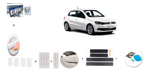 Combo De Accesorio De Protección Para Volkswagen Gol Trend 1