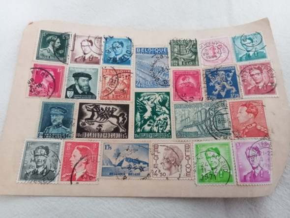 Lote Estampillas Belgica 0