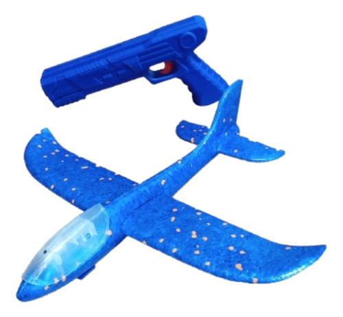 Kit 18x Brinquedo Lançador De Avião Luminoso Azul - Ap Toys 1