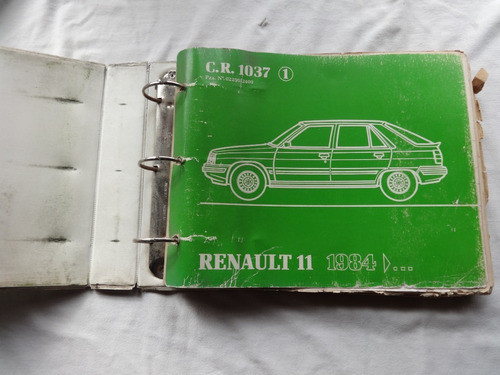 Catalogo Piezas Renault 11 Manual Despiece Cr1037 R11 1984 1