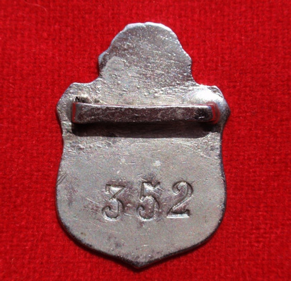 Antigua Placa De Policia De 1903 Agente De Investigaciones 1 Antigua Placa De Policia De 1903 Agente De Investigaciones 1