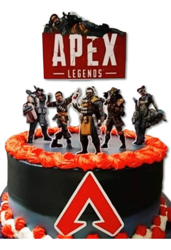 Toppers Cake Adorno Para Torta Apex Legends 0