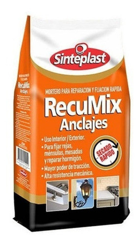 Recumix Anclajes 5 Kg Sinteplast 0