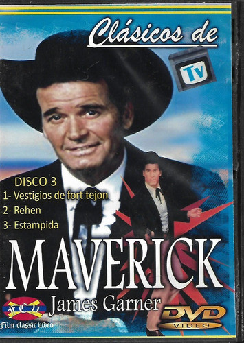 Dvd - Maverick - Clasico De Tv Disco 3 -3 Episodios Original 0