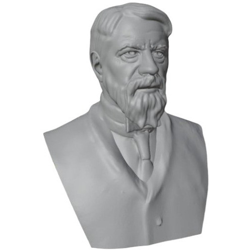 Figura Busto Max Weber Impreso En 3d - Detta3d 0