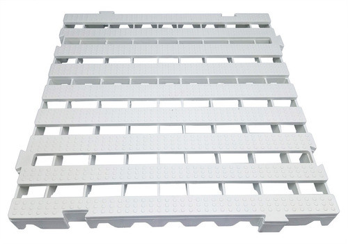 Kit C/ 8 Pçs - Pallet Plástico Estrado 4,5 X 50x50 Branco 1