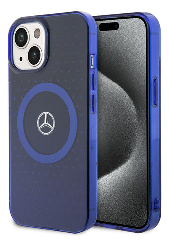 Funda Para iPhone 15 De Mercedes Benz Magsafe Negro 0