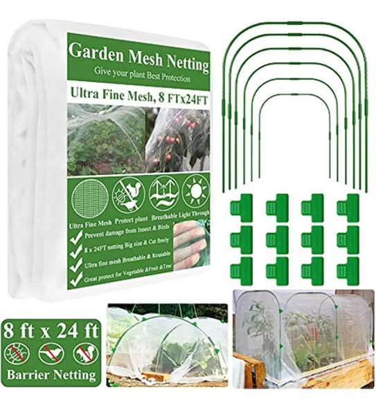 Kit De Malla De Malla Para Jardín, Cubiertas Para Plantas Ma 0