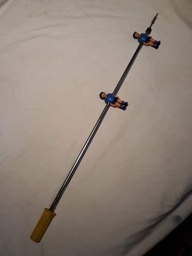 Metegol Repuesto Rondi Delanteros 2 Jugadores Azul Con Puño 1