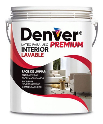 Pintura Latex Interior 20 Litros Denver Premium Ambito 0