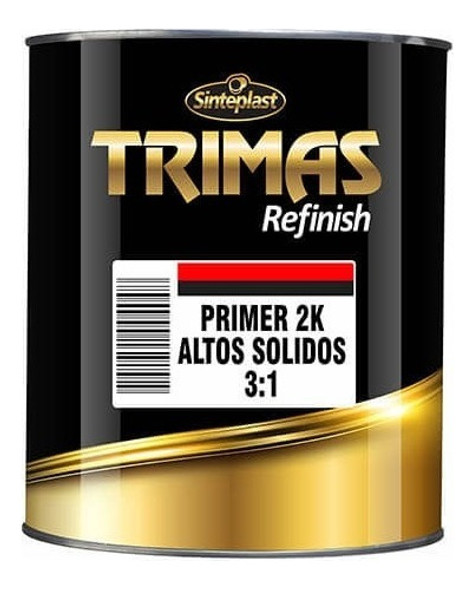 Primer 2k Blanco Hs + Catalizador Trimas Refinish 0