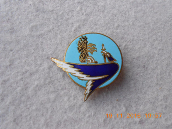 Antiguo Prendedor Insignia Militar Francesa Esmaltada 0