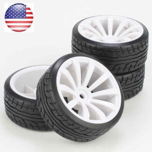 Neumáticos Con Llantas De 10 Radios De Blanco Para Rc 1:10 N 0