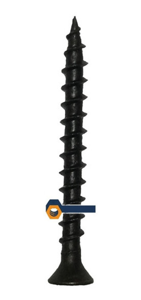Tornillo Para Madera Punta Aguja 6 X 1.1/2 Negros X 1000 Un 0