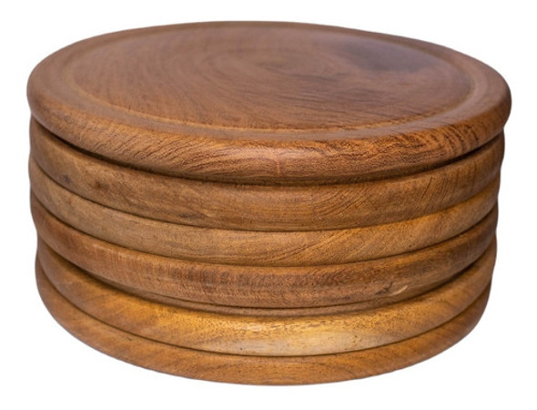 Tablas De Cortar Redonda 24 Cm. Con Canaleta Kositaspami 0