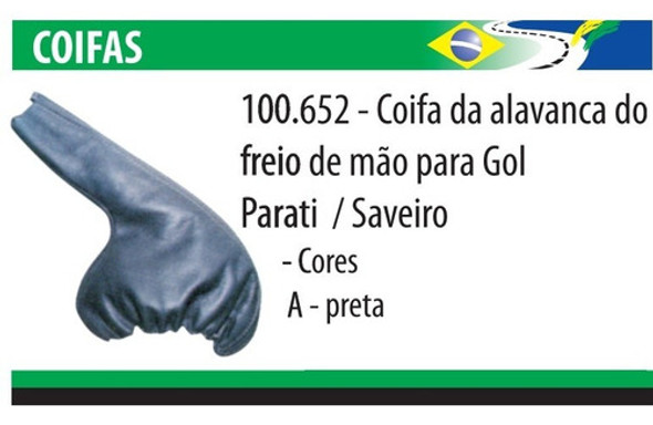 Coifa Acabamento Alavanca Do Freio De Mão Gol Parati Saveiro 1