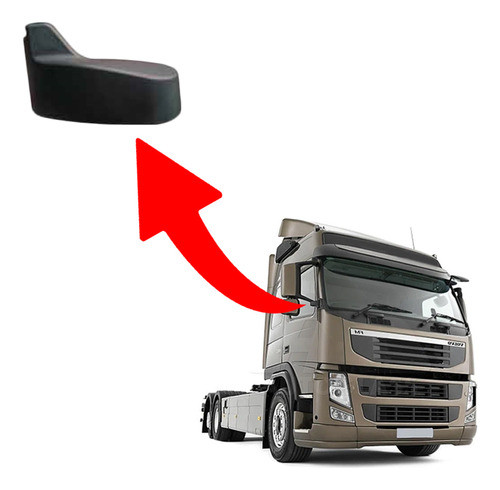 Capa Retrovisor Braço Inferior Volvo Fh 2013 2014 Esquerdo 1