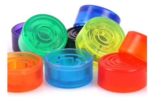 Kit Com 08 Toppers Coloridos Custom Sound Para Pedais 0
