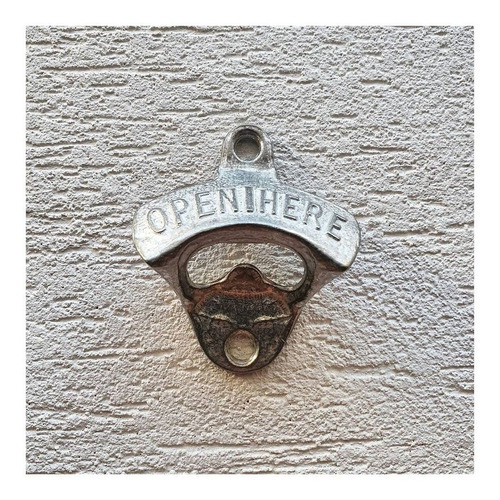 Destapador Open Here Natural Vintage Pared Abridor 1