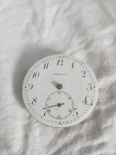 Cuadrante Enlosado Reloj Antiguo Orion Con Maquina A Reparar 0 Cuadrante Enlosado Reloj Antiguo Orion Con Maquina A Reparar 0