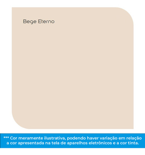 Tinta Acrílica Premium Decora Seda - Bege Eterno 800ml 1