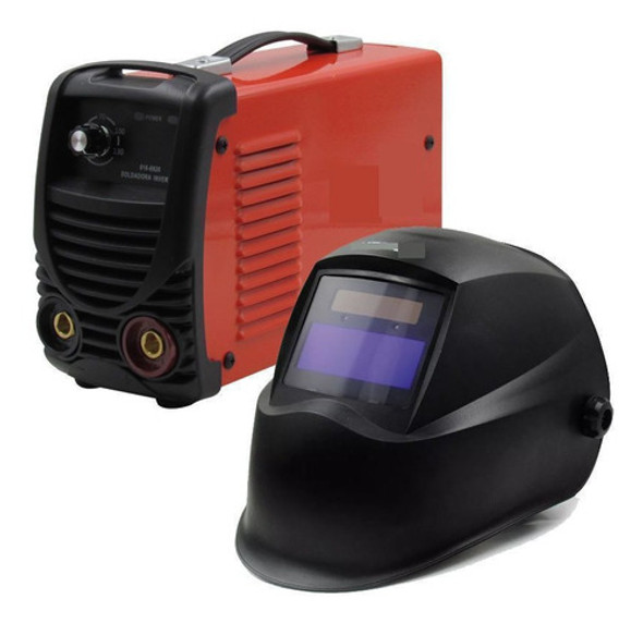 Soldadora Inverter Profesional 130 Amp + Careta Fotosensible 0