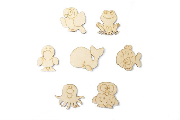 Figuras En Fibrofacil De 10cm Para Pintar X 20 1