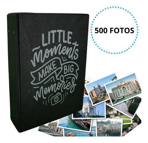 Álbum De 500 Fotos 10x15 Little Moments Make Big Memories 1