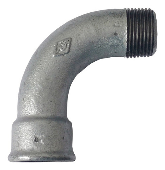 Curva Hierro Galvanizado Macho Hembra 90º 1.1/4 Pulgadas 0