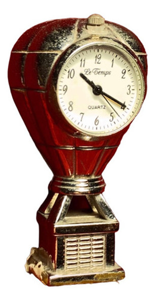 Reloj Le Temps De Mesa Miniatura Globo Aerostático Plateado 0 Reloj Le Temps De Mesa Miniatura Globo Aerostático Plateado 0