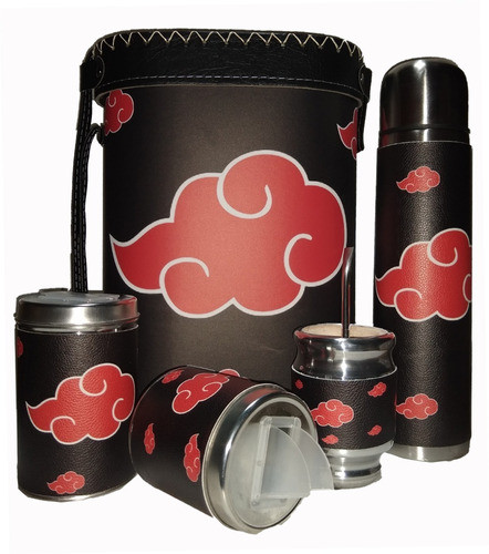 Set Matero Kit 6 Componentes Nube Akatsuki Naruto Anime 0