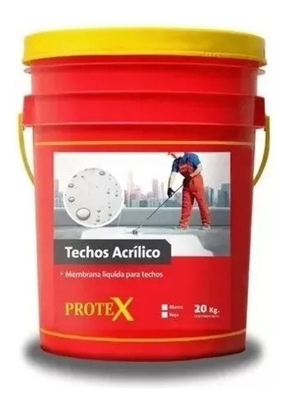 Techos Acrílico Protex Rojo X 20 Kg 0