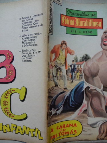 Gibi Edição Maravilhosa Nº 6 A Cabana Do Pai Thomas - 1967 1