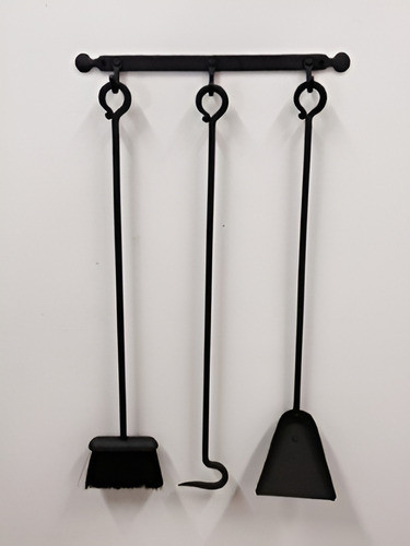 Atizadores Utensilios En Hierro Forjado + Soporte 0