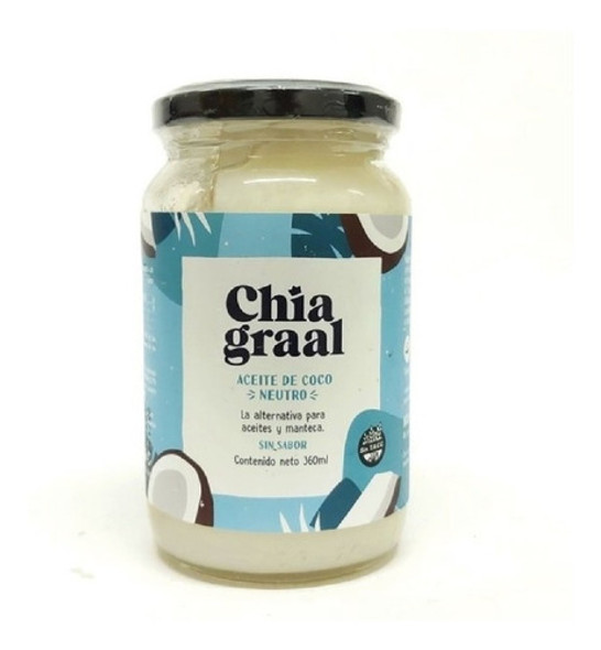 Aceite De Coco | Neutro | X360ml | Chiagraal 0 Aceite De Coco | Neutro | X360ml | Chiagraal 0