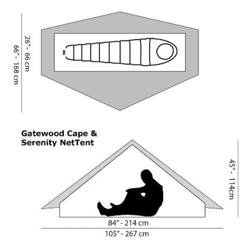 Six Moon Designs Ultralight Serenity Nettent - 11 Oz - 1 Per 1