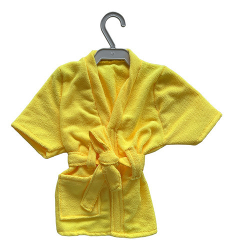 Roupão Amarelo Para Cachorro E Gato Tamanho 6 A 8 0