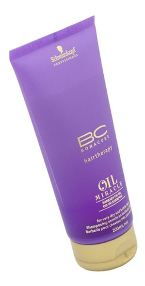Schwarzkopf Oil Miracle Shampoo Regenerador Reparador Chico 1