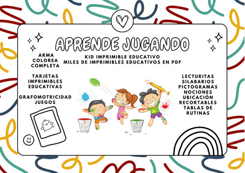 Kit Imprimible Actividades Niños En Cuarentena De 3 A 6 Años 1