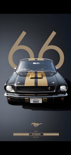 Papel De Parede Celular Ios/android: Mustang Vintage 1966 1