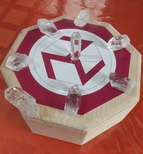 Caja Reiki Con Piedras De Cuarzo 0