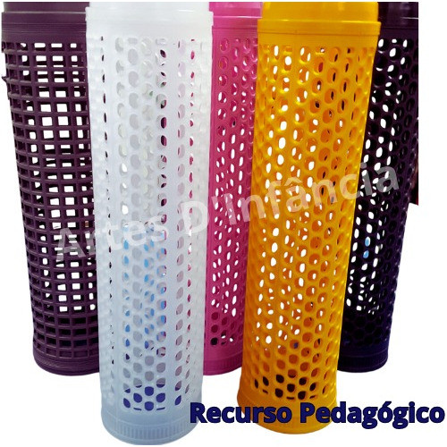 Kit 10 Cilindros Vazados Pedag. / Bobões Artesd'infância 0