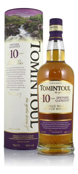 Whisky Tomintoul 10 Años 40% 700 Ml 0