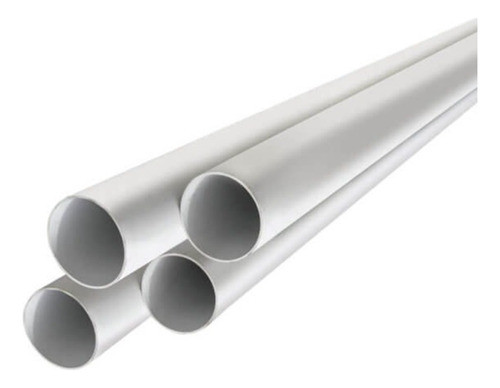 Caño Pvc 40mm X 3 Mt. Unit 3.2 Mm. X 5 Unidades. Mt 1