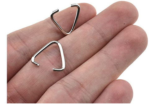 Unión De Argolla Llavero En Triangulo Para Unir Piezas 1