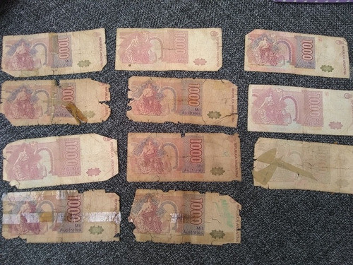 Billetes De Mil Australes 1