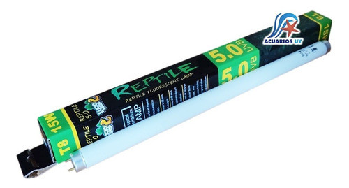 Tubo De Luz Con Uvb Y Uva Para Reptiles. Lucky Herp Uv 15w 0