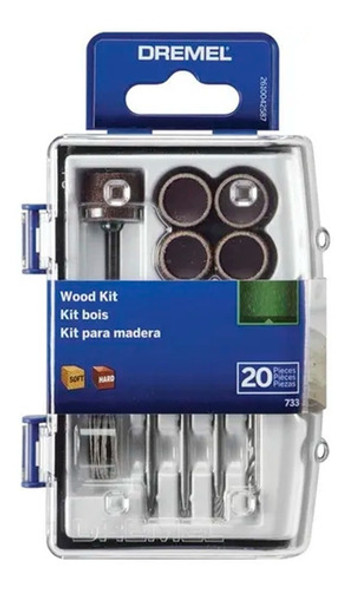 Micro Kit Dremel De Accesorios Para Madera 20 Piezas 0