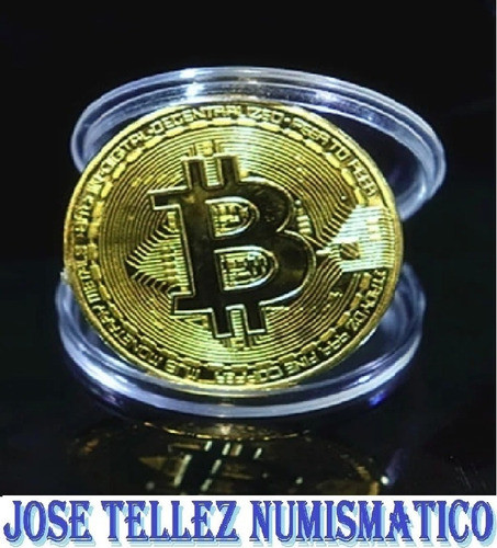 Bitcoin Moneda Física Original Nueva Con Capsula Palermo 0