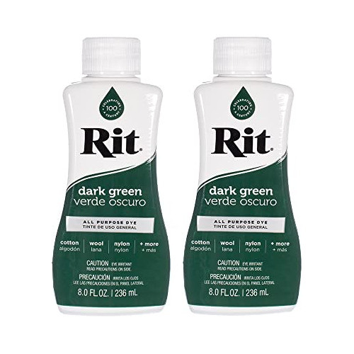 Colorante Para Tela Rit All Purpose 236ml X2u Verde Oscuro 0